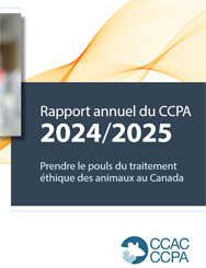 Couverture du plus récent rapport annuel
