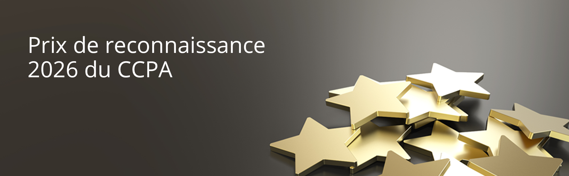 Étoiles représentant Les prix de reconnaissance du CCPA
